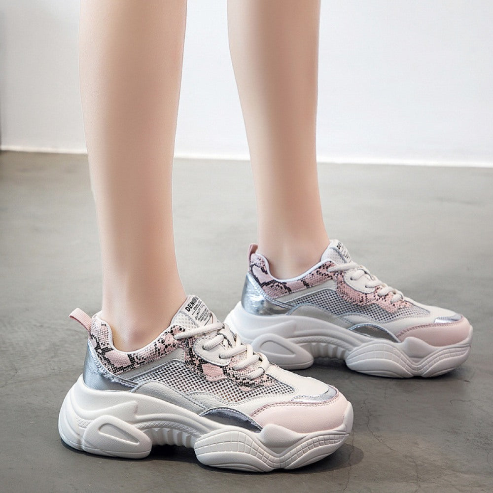 Women's New Summer Fashion Breathable Thick-Soled Sports Shoes