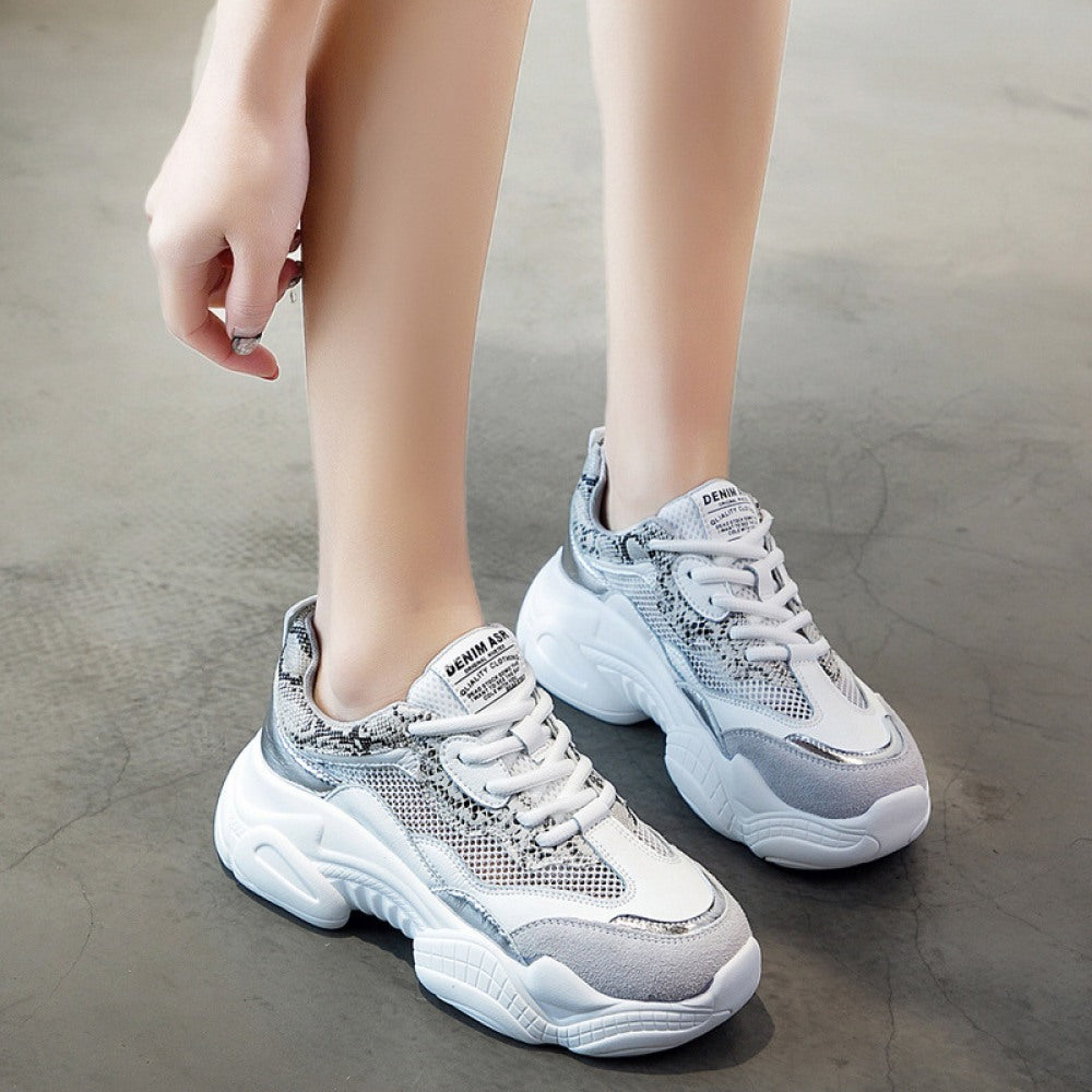 Women's New Summer Fashion Breathable Thick-Soled Sports Shoes