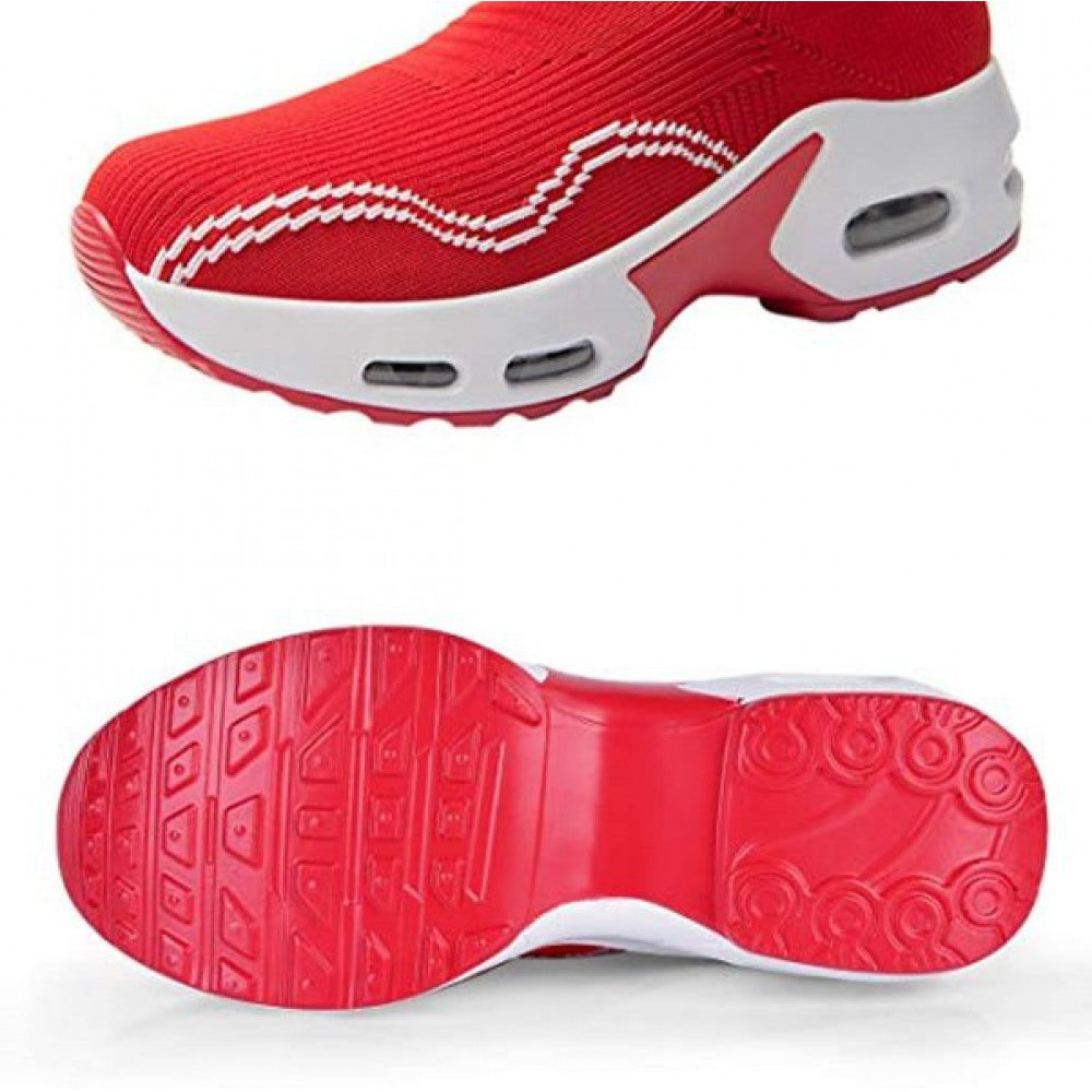 Women's Sock Slip On Mesh Platform Walking Shoes