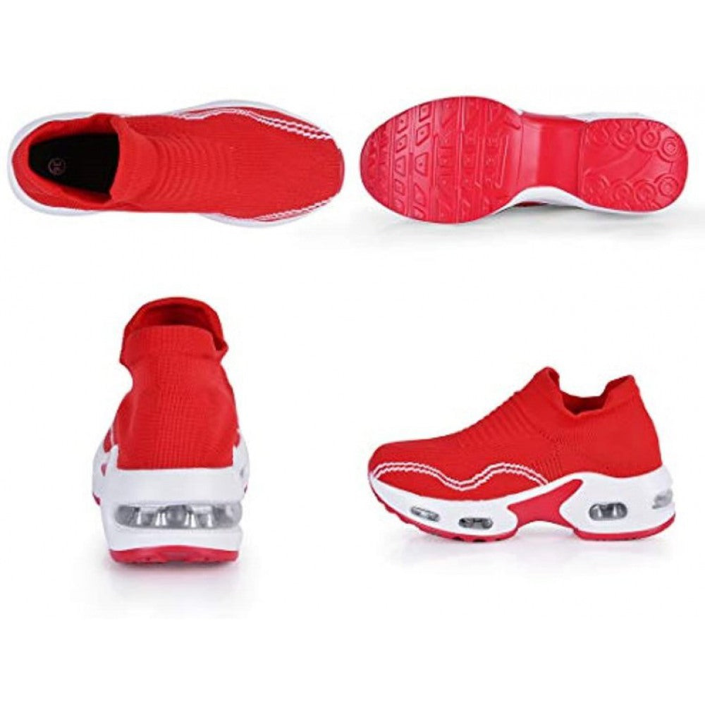 Women's Sock Slip On Mesh Platform Walking Shoes