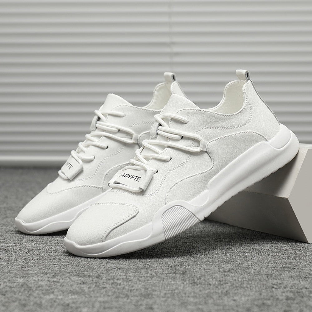 Autumn White Men's Trend Casual Leather Sports Shoes