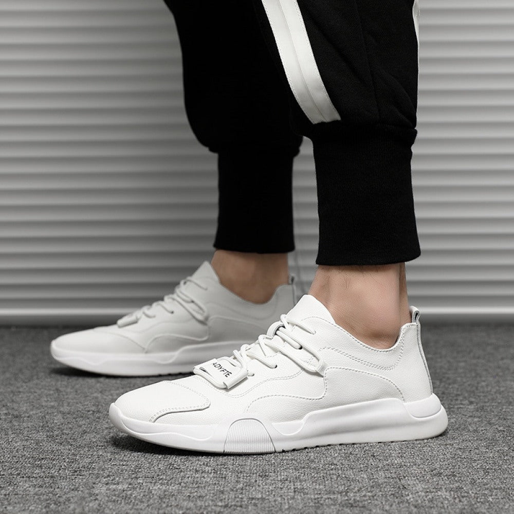 Autumn White Men's Trend Casual Leather Sports Shoes