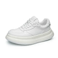 Men's Fashion Trend Leather Casual Flat Skateboard Shoes