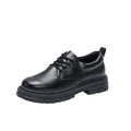 Men's Lace-up Durable Black Business All-Match Thick Sneakers